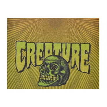 MOB Creature Psych Skateboard Griptape orange/yellow 9Zoll Bild 1