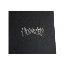 MOB Skateboard Griptape Thrasher Flame Logo Laser Cut 9Zoll Bild 1