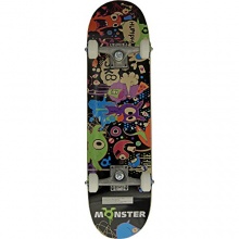 Monster Party komplettes Skateboard Bild 1