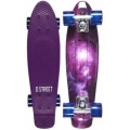D-Street Poly Prop Galaxy Skateboard Cruiser 22-inch Bild 1