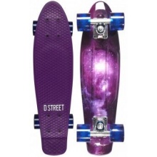 D-Street Poly Prop Galaxy Skateboard Cruiser 22-inch Bild 1
