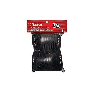 Razor Jungen Skating Schonerset Pro Pad Set, black Bild 1