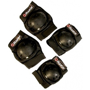 Razor Jungen Basic Pad SetSkating Schonerset, black Bild 1