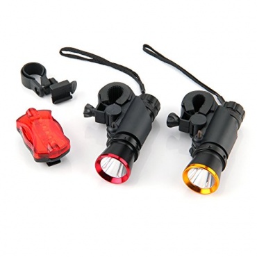 cmltzonede LED Fahrrad Lampenset Front- und Rcklicht Bild 1