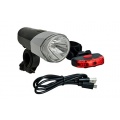 Bchel Fahrrad Lampenset Front- und Rcklicht LED  Bild 1