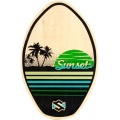 Skim One skimboard Sunset Holz grn grn 77cm Bild 1