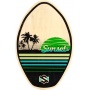 Skim One skimboard Sunset Holz grn grn 77cm Bild 1