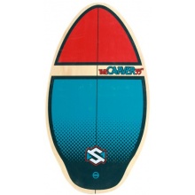Skim One skimboard The Carver Holz blau / rot 90 cm Bild 1