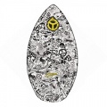 Skimboard von BUGZ Wood M 99cm / 39inch PUNK Bild 1