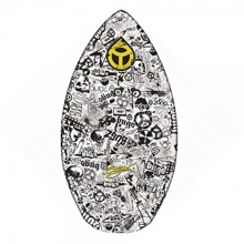 Skimboard von BUGZ Wood M 99cm / 39inch PUNK Bild 1