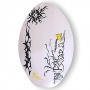 Skimboard von BUGZ Wood 76 cm / 30 Inch Tribal White Bild 1
