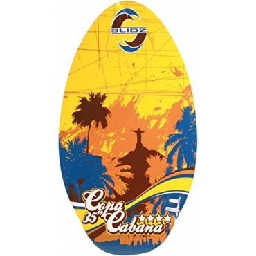 Skimboard by SLIDZ 90cm Copa Cabana Yellow/Brown Bild 1