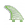 FCS Surfboard Finne PC-2 Green/Clear Tri Fin Set Bild 1