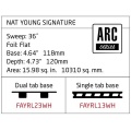 CREATURES OF LEISURE Surfboard Finne Nat Young Arc  Bild 1