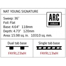 CREATURES OF LEISURE Surfboard Finne Nat Young Arc  Bild 1