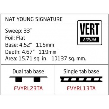 CREATURES OF LEISURE Surfboard Finne Nat Young Dual Tab L Bild 1