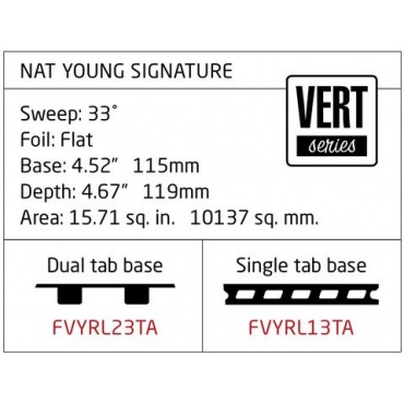 CREATURES OF LEISURE Surfboard Finne Nat Young Dual Tab L Bild 1