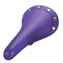 OUTERDO Retro Design Fahrradsattel 27 x 18.5 cm Lila Bild 1