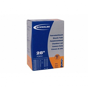 SCHWALBE Fahrradschlauch DV17 mit Blitzventil 28 Zoll Bild 1