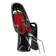 Hamax Zenith Fahrrad Kindersitz grau rot Bild 1
