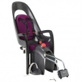 Hamax Fahrrad Kindersitz Caress grau schwarz lila  Bild 1