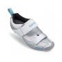 Giro Flynt Tri Damen Radschuhe wei silber blau Bild 1