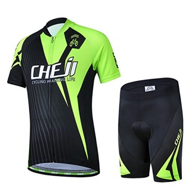 M&A Kinder Radtrikot Set kurzarm mit Radhose Schwarz Bild 1
