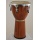 drum tech Marching Groe Holz Djembe mit Softcase Bild 1