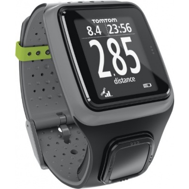 TomTom GPS Laufuhr Runner HRM dunkel grau One size Bild 1