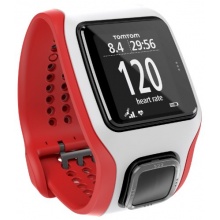 TomTom GPS Laufuhr Multisport Cardio rot wei One size Bild 1
