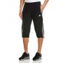adidas Herren Laufhose 3 Stripes 3/4 schwarz wei XL Bild 1