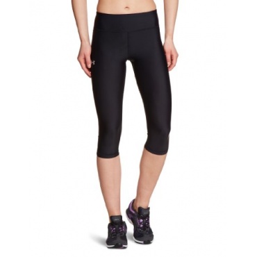 Under Armour Laufhose Damen schwarz silber L Bild 1