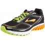 Brooks Ghost Herren Laufschuhe Schwarz Limette Orange Bild 1