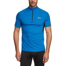 Rogelli Herren Laufshirt Kurzarm Blau Schwarz Bild 1