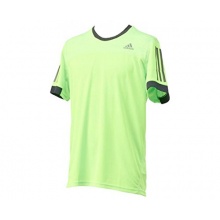 adidas Herren Laufshirt kurzarm solar Grn Grau Bild 1