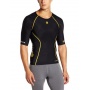 Skins Herren Laufshirt kurzarm schwarz gelb Bild 1