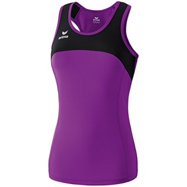 erima Damen Laufshirt Singlet Race Line Lila Schwarz Bild 1