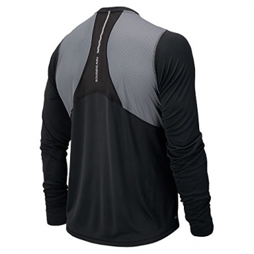 New Balance Herren Laufshirt langarm MRT schwarz L Bild 1