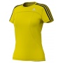 Adidas Damen Response Laufshirt Gelb Schwarz Bild 1