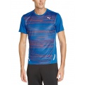 PUMA Herren Laufshirt PR Graphic kurzarm Blau Bild 1