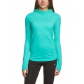 PUMA Damen Laufshirt langarm PR Cross Hooded Pool Grn Bild 1