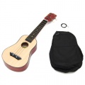 Sopran Ukulele in Braun Natur Hochglanz Bild 1