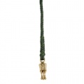 Pfiff Fhrstrick mit goldfarbenem Haken blau grn Bild 1