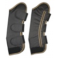 Kerbl Transport-Gamaschen Set 4-er Pack schwarz camel Bild 1