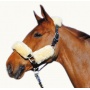 HKM Echt-Lammfell-Halfter Set Universalgre natur Bild 1