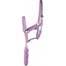 Harrys Horse Halfter-Set Halfter Strick lila VB Bild 1