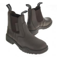 Just Togs Leder-Reiterstiefel Hampton braun Bild 1