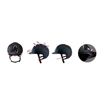 KEP Italia Reithelm Grid inkl. Innenpolster (56cm) Bild 1