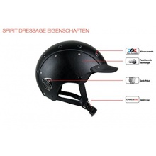 Casco Reithelm Spirit DRESSAGE marine silber Gr. M Bild 1