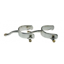 ARBO-INOX Westernsporen Edelstahl Messingrdchen  Bild 1